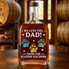 You're Our Favorite Hooman - Dog & Cat Personalized Custom Whiskey Bottle - Father's Day,  Gift For Dad, Pet Owners, Pet Lovers