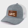 Best Papa Ever - Family Personalized Custom Leather Patch Hat - Gift For Dad, Grandpa