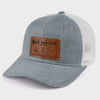 You're My Favorite, Grandpa - Family Personalized Custom Leather Patch Hat - Gift For Dad, Grandpa