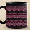 Every Line Has A Rhythm - Friend Black Mug - Gift For Best Friends, Sisters, Family Members, Coworkers