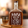 Vintage Soul, Modern Legend - Family Personalized Custom Whiskey Bottle - Father's Day, Gift For Dad, Grandpa