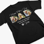 Custom Photo My Hero With A Leash - Dog Personalized Custom Unisex T-shirt, Premium T-shirt, Hoodie - Father's Day, Gift For Dad, Dog Lovers
