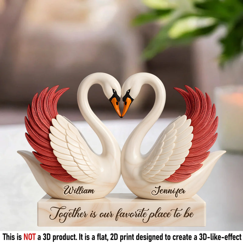 Love Is Not Just A Feeling, It's Our Forever - Couple Personalized Custom Acrylic Plaque Custom Shape - Gift For Husband Wife, Anniversary