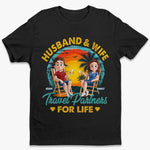 Couples Who Roam Together - Couple Personalized Custom Unisex T-shirt, Premium T-shirt, Hoodie - Summer Vacation Gift For Husband Wife, Anniversary, Travel Lovers