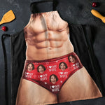 Custom Photo Still Hot, Especially In The Kitchen - Couple Personalized Custom Apron - Gift For Husband Wife, Anniversary