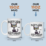 Cranky Cat Club - Friend Personalized Custom Mug - Gift For Cat Lovers, Coworkers, Best Friends