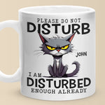Cranky Cat Club - Friend Personalized Custom Mug - Gift For Cat Lovers, Coworkers, Best Friends