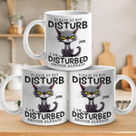 Cranky Cat Club - Friend Personalized Custom Mug - Gift For Cat Lovers, Coworkers, Best Friends