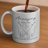 Annoying You Daily, With Love - Couple Personalized Custom Metallic Mug - Gift For Husband Wife, Anniversary