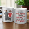 I Promise To Always Be By Your Side - Couple Personalized Custom Metallic Mug - Gift For Husband Wife, Anniversary