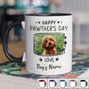 Custom Photo Happy Pawther’s Day - Dog & Cat Personalized Custom Accent Mug - Father's Day, Gift For Pet Owners, Pet Lovers