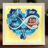 Custom Photo Holding Hands Through Every Season - Couple Personalized Custom Flower Shadow Box With LED - Gift For Husband Wife, Anniversary