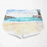 Custom Photo Vacation With Bae - Funny Personalized Custom Tropical Hawaiian Aloha Couple Beach Shorts - Summer Vacation Gift, Birthday Party Gift For Couple, Husband, Wife