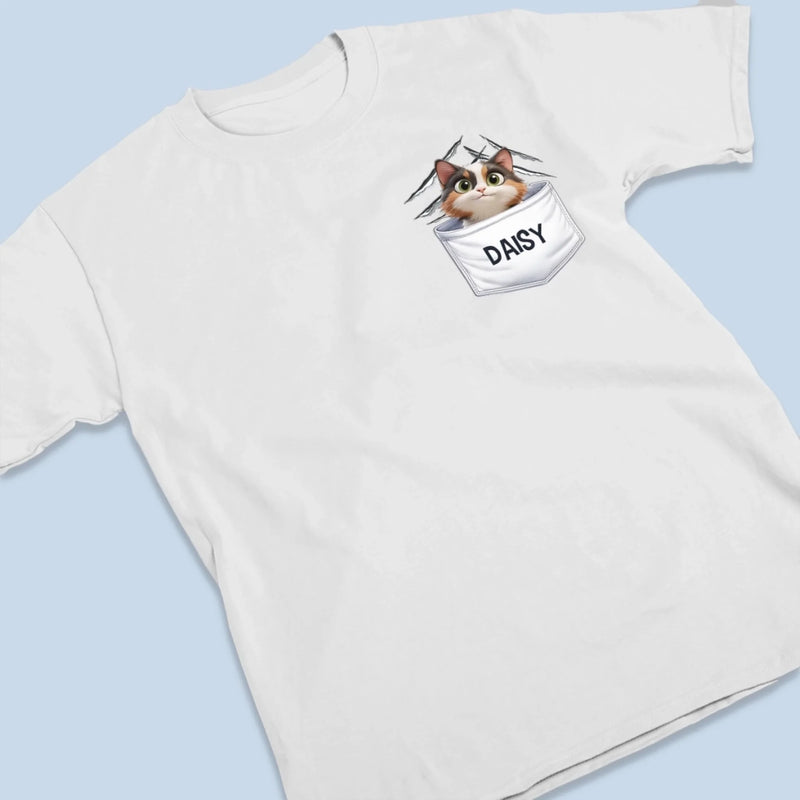 Furry Friend Inside - Cat Personalized Custom Unisex T-shirt, Hoodie, Sweatshirt - Gift For Pet Owners, Pet Lovers