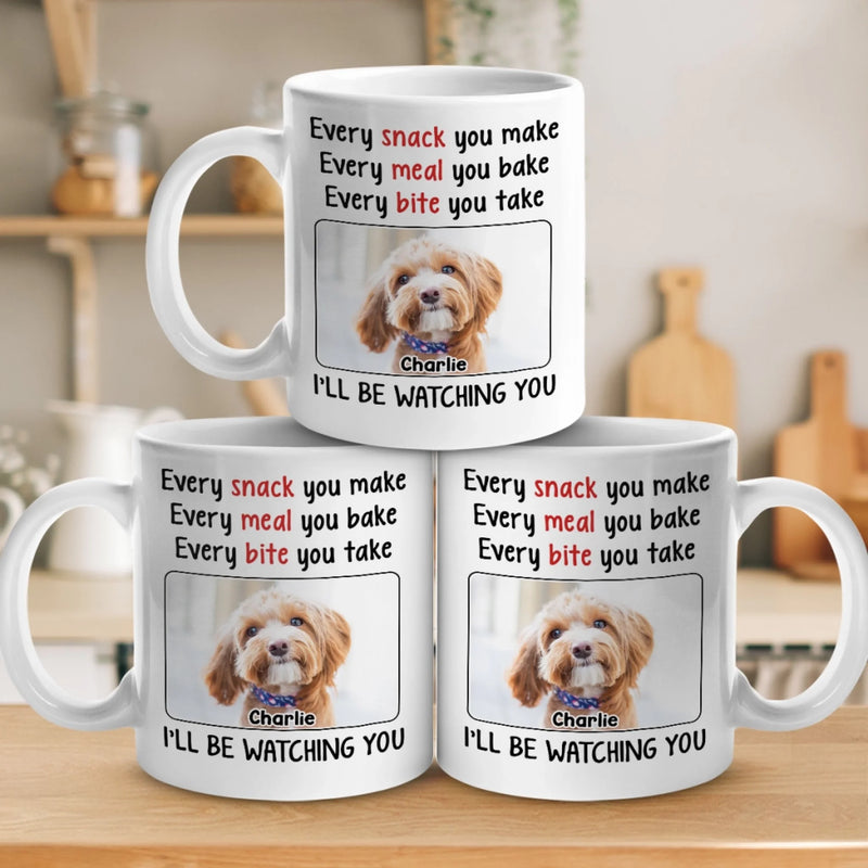 Custom Photo Love In Every Paw - Dog & Cat Personalized Custom Mug - Father's Day, Gift For Pet Owners, Pet Lovers