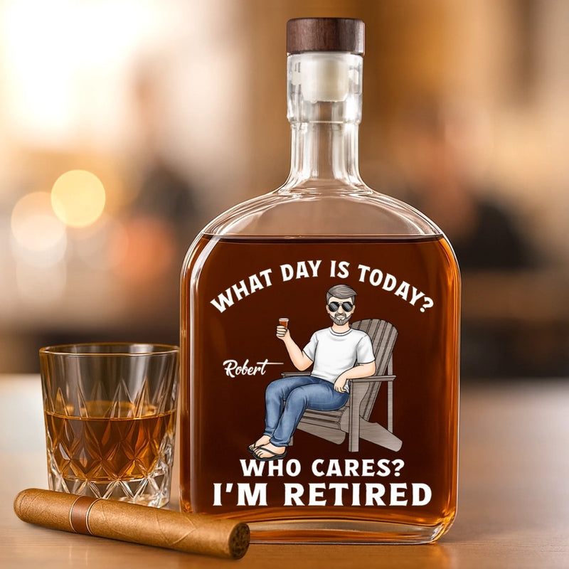 Cheers To Retirement Life - Coworker Personalized Custom Whiskey Bottle - Appreciation, Retirement Gift For Coworkers, Work Friends, Colleagues