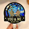 We Got This - Couple Personalized Custom Wood And Acrylic Night Light - Gift For Husband Wife, Anniversary