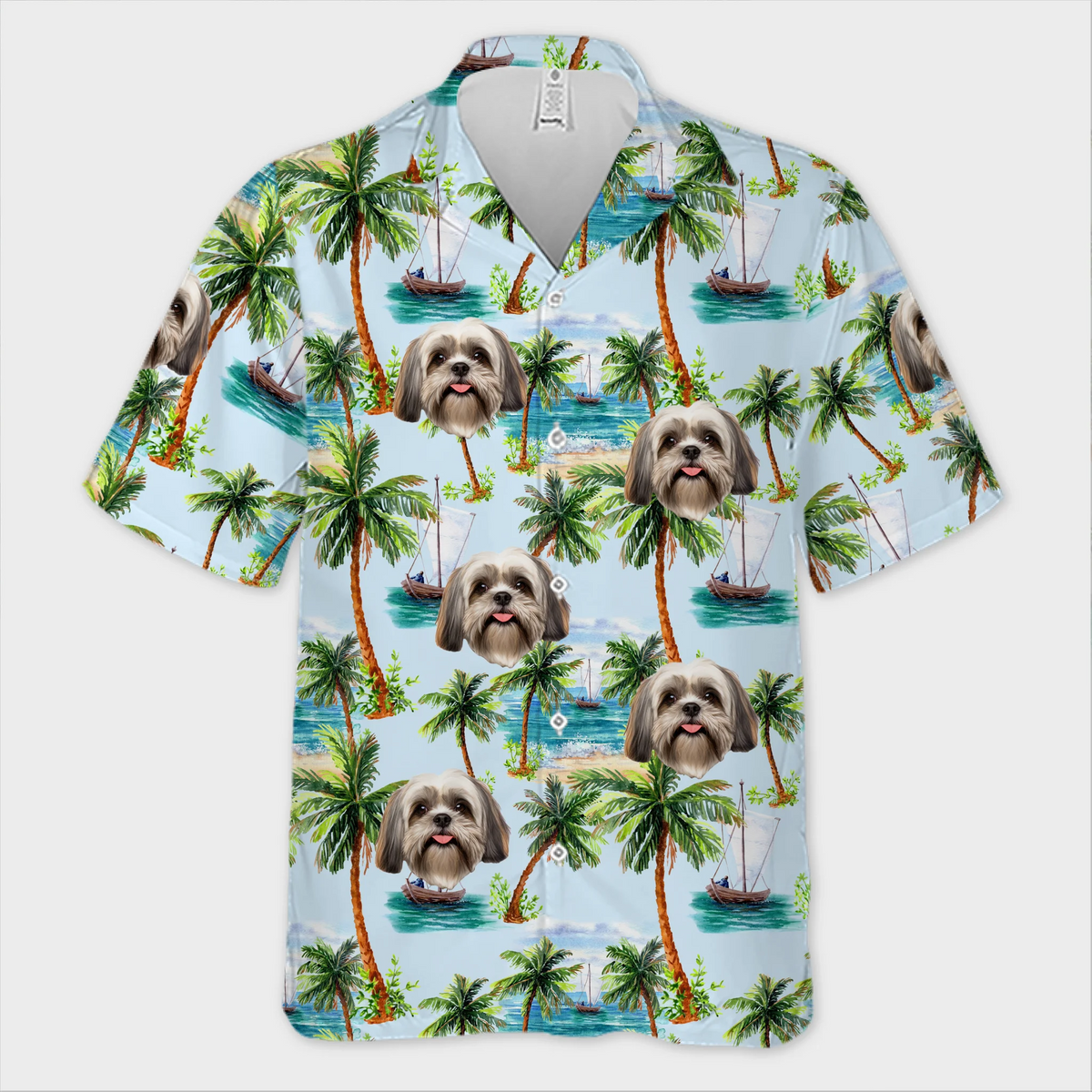 Custom Photo Fur Real On Vacation Mode - Dog & Cat Personalized Custom Unisex Tropical Hawaiian Aloha Shirt - Summer Vacation Gift, Gift For Pet Owners, Pet Lovers