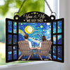 The View’s Better With You - Couple Personalized Window Hanging Suncatcher Ornament - Gift For Husband Wife, Anniversary