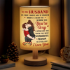 You Are My Always - Couple Personalized Custom Linen Bedside Table Lamp - Gift For Husband Wife, Anniversary