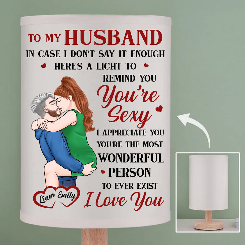 You Are My Always - Couple Personalized Custom Linen Bedside Table Lamp - Gift For Husband Wife, Anniversary