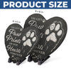Our Cuddle Never Ends - Memorial Heart Shaped Stone With Stand - Sympathy Gift For Pet Owners, Pet Lovers