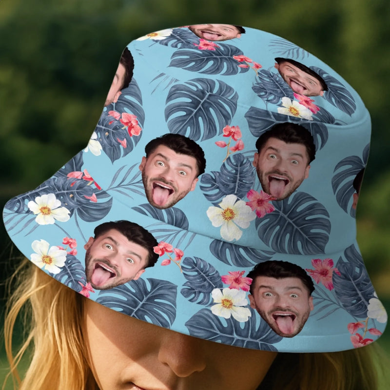 Custom Photo Vacation Mode, Activated - Family Personalized Custom Bucket Hat - Summer Vacation Gift For Family Members, Pet Owners, Pet Lovers