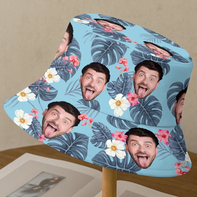 Custom Photo Vacation Mode, Activated - Family Personalized Custom Bucket Hat - Summer Vacation Gift For Family Members, Pet Owners, Pet Lovers