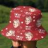 Custom Photo Still Crushing On My Wife - Couple Personalized Custom Bucket Hat - Summer Vacation Gift For Husband Wife, Anniversary