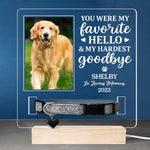 Custom Photo Your Light Will Always Shine In My Heart - Memorial Personalized Custom Pet Loss Memorial Light - Sympathy Gift For Dog Lovers, Pet Owners
