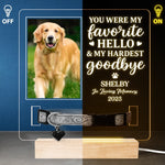 Custom Photo Your Light Will Always Shine In My Heart - Memorial Personalized Custom Pet Loss Memorial Light - Sympathy Gift For Dog Lovers, Pet Owners