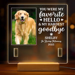 Custom Photo Your Light Will Always Shine In My Heart - Memorial Personalized Custom Pet Loss Memorial Light - Sympathy Gift For Dog Lovers, Pet Owners