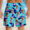 Custom Photo Paws Out, Sun's Out - Dog & Cat Personalized Custom Tropical Hawaiian Aloha Men Beach Shorts - Summer Vacation Gift For Pet Owners, Pet Lovers