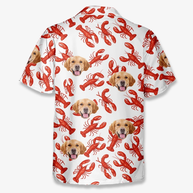 Custom Photo Life’s Better With Claws And Paws - Dog & Cat Personalized Custom Unisex Tropical Hawaiian Aloha Shirt - Summer Vacation Gift, Gift For Pet Owners, Pet Lovers