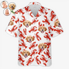Custom Photo Life’s Better With Claws And Paws - Dog & Cat Personalized Custom Unisex Tropical Hawaiian Aloha Shirt - Summer Vacation Gift, Gift For Pet Owners, Pet Lovers