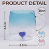 I Miss Being Annoying Together - Bestie Personalized Custom Gradient Glass Mug - Gift For Best Friends, BFF, Sisters