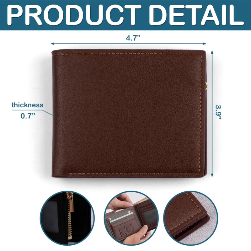 You Complete Every Part Of Me - Couple Personalized Custom Double-Sided Printed Leather Wallet - Gift For Husband Wife, Anniversary
