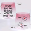 I Miss Being Annoying Together - Bestie Personalized Custom Gradient Glass Mug - Gift For Best Friends, BFF, Sisters