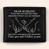 You Complete Every Part Of Me - Couple Personalized Custom Double-Sided Printed Leather Wallet - Gift For Husband Wife, Anniversary