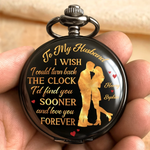 Always Yours, Endlessly Mine - Couple Personalized Custom Pocket Watch - Gift For Husband Wife, Anniversary