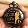 Always Yours, Endlessly Mine - Couple Personalized Custom Pocket Watch - Gift For Husband Wife, Anniversary