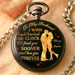 Always Yours, Endlessly Mine - Couple Personalized Custom Pocket Watch - Gift For Husband Wife, Anniversary
