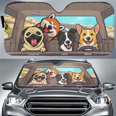 Buckle Up, It’s A Pawsome Ride - Dog & Cat Personalized Custom Auto Wi - Pawfect House