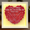Wrapped In Your Love - Couple Personalized Custom Flower Shadow Box With LED - Gift For Husband Wife, Anniversary