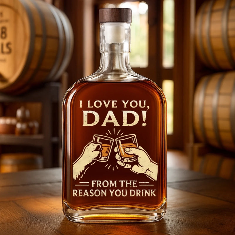 Cheers To The Chaos I Bring - Dog & Cat Whiskey Bottle - Gift For Pet Owners, Pet Lovers