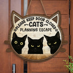 Whiskers Over Rules - Cat Home Decor Wood Sign - House Warming Gift For Pet Owners, Pet Lovers