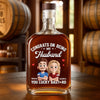 Love You More Each Day - Couple Personalized Custom Whiskey Bottle - Gift For Husband Wife, Anniversary