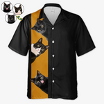 Custom Photo Paws And Relax - Dog & Cat Personalized Custom Unisex Tropical Hawaiian Aloha Shirt - Summer Vacation Gift, Gift For Cat Lovers