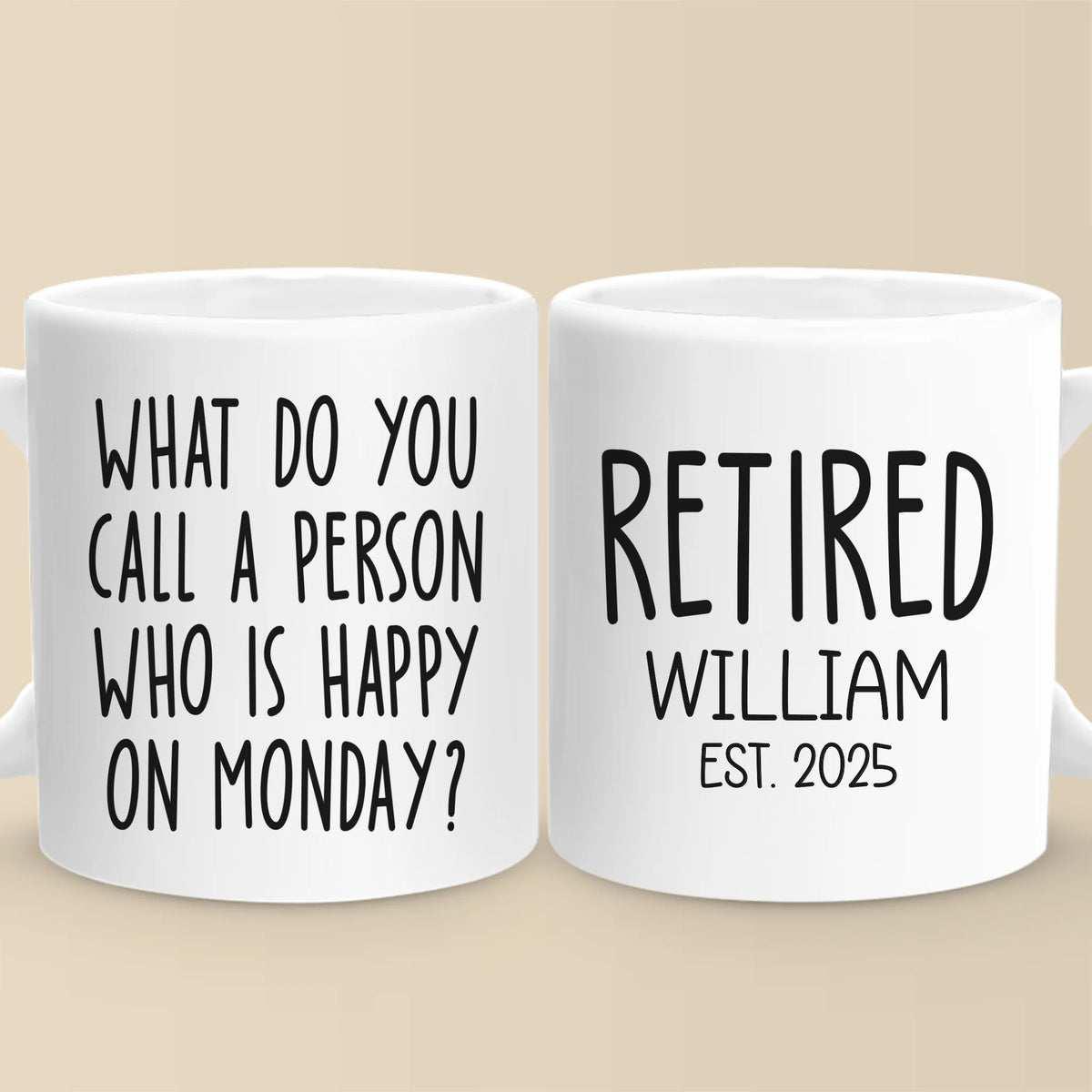 Mondays Are For Sleeping In Now - Coworker Personalized Custom Mug - Appreciation, Retirement Gift For Coworkers, Work Friends, Colleagues