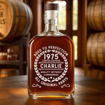 Built To Last, Aged To Perfection - Couple Personalized Custom Whiskey Bottle - Birthday, Anniversary Gift For Husband, Couple